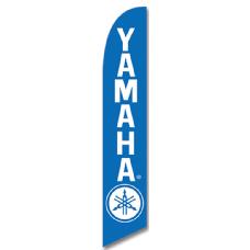 Bandera Publicitaria tipo Vela Yamaha Azul Image